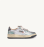 Schuhe AUTRY Medalist Low Super Vintage aus Leder in Metallic-Silber 