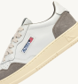 Schuhe AUTRY Medalist Low Leder Wildleder White/Cemento