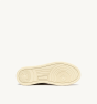 Sneaker AUTRY Medalist Low Tricolor Wildleder Weiß Sand und Blau