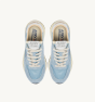 Schuhe AUTRY Reelwind Low Aus Nylon Und Wildleder Farbe Celestial Blue