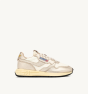 Schuhe AUTRY  Reelwind Low Aus Nylon In Weiß Und Leder In Metallic-Gold