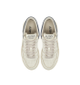 Schuhe AUTRY Med-Way aus Leder Farbe Marshmallow und Ensign Blue