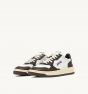 Schuhe AUTRY Medalist Low in Weiß/Braun aus Leder