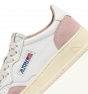 Schuhe AUTRY Medalist Low aus Wildleder und Ziegenleder in Weiß/Powder