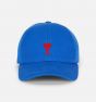 Kappe AMI PARIS Ami de Coeur Cap Royal blue
