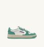 Schuhe AUTRY Medalist Man Low Sneakers In Leather &  White Malachit