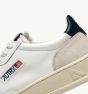 Schuhe AUTRY Medalist aus Leder/Wildleder in Weiß/Beige/Dunkelblau