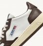Schuhe AUTRY Medalist Low in Weiß/Braun aus Leder