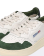 Schuhe AUTRY Medalist Low aus Wildleder und Ziegenleder in Weiß/Grün