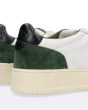 Schuhe AUTRY Medalist Low aus Wildleder und Ziegenleder in Weiß/Grün