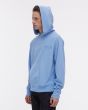 Kapuzenpullover HELMUT LANG Standard Monogram Hoodie Pale Sapphire 