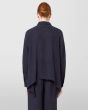 Hemd ALPHA STUDIO Pleated Rounded-Hem Shirt