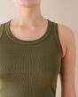 Shirt JEANERICA Tank Army Green