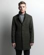 Wollmantel JOHNNY LOVE Williams Olive Check