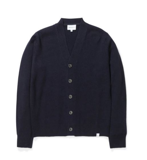Cardigan NORSE PROJECTS Adam Lambwool Dark Navy