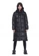 Daunenmantel KRAKATAU Long Down Jacket QW265 Aitken Black