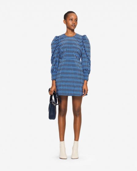 Kleid BAUM&PFERDGARTEN Aidine Blue Gingham 