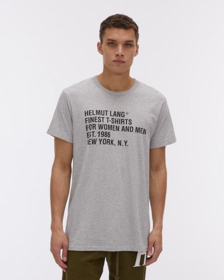 Shirt HELMUT LANG Standard Cotton Tee Vapor Heather
