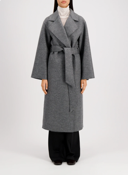 Mantel HARRIS WHARF LONDON Belted Clutch Pressed Wool