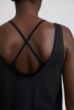 Top FILIPPA K Flow Deep Back Tank Black