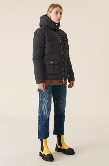 Jacke GANNI Heavy Tech Puffer Jacke Phantom