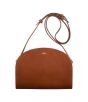 Tasche A.P.C. Demi-Lune Nussbraun