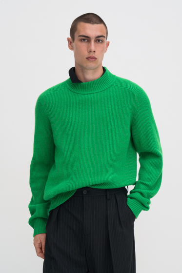 Pullover FILIPPA K Ribbed Wool Mockneck