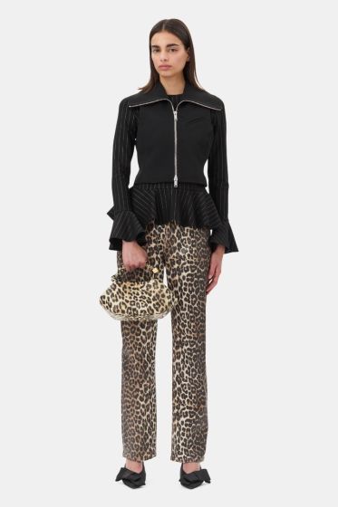 Gilet GANNI Zip Weste Black
