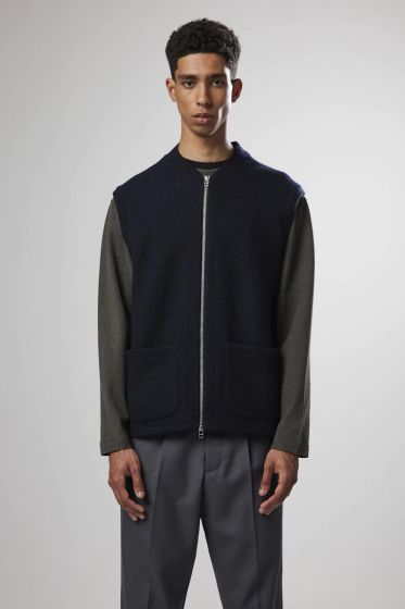 Weste NN07 Boiled Merino Zip Vest