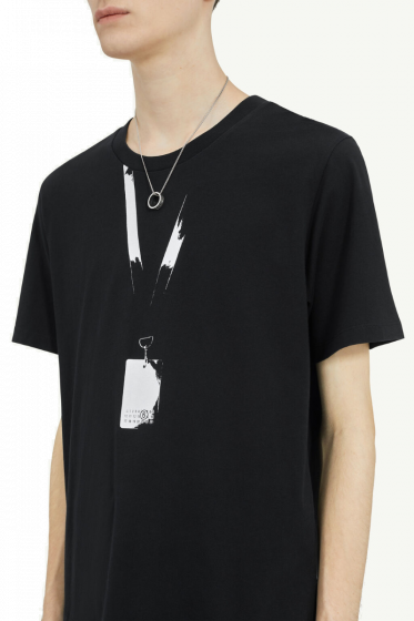 Tshirt MM6 Backstage-Pass-Print 