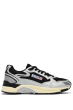 Schuhe AUTRY Hyperway Kunstleder Mesh Weiß Silber Schwarz