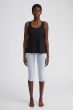 Top FILIPPA K Flow Deep Back Tank Black