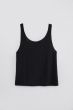 Top FILIPPA K Flow Deep Back Tank Black