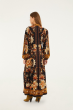 Kleid FARM RIO Majestic Garden Buttoned Puff Sleeve Maxi