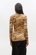Rollkragenpullover GANNI Zebraprint