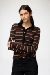 Poloshirt GANNI Gestreifte Merinowolle