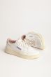 Schuhe AUTRY Medalist Woman Low Sneakers In Goat Leather White Pow 