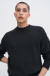 Pullover Cotton Merino Mock Neck