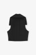 Gilet GANNI Zip Weste Black