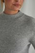 Pullover DAVIDA Chunky Horisontal Sweater Light Grey