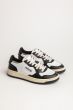 Schuhe AUTRY Medalist Low Man Sneaker in Leather Color White Black