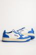 Schuhe AUTRY Medalist Man Low Sneakers In Leather White Prince Blue