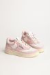 Schuhe AUTRY Medalist Woman Mid in Leather and Mesh Academy Pink