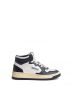 Schuhe AUTRY Medalist Man Mid Cut Sneakers Leather Color White Blue