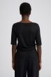 Shirt FILIPPA K Tencel Scoop-Neck Black