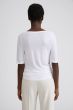Shirt FILIPPA K Tencel Scoop-Neck White