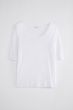 Shirt FILIPPA K Tencel Scoop-Neck White