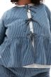 Bluse BAUM & PFERDGARTEN Denim Peplum