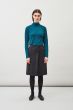 Rollkragenpullover MASKA Loka Blue Peacock