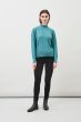 Stehkragenpullover MASKA Malena Aqua Green
